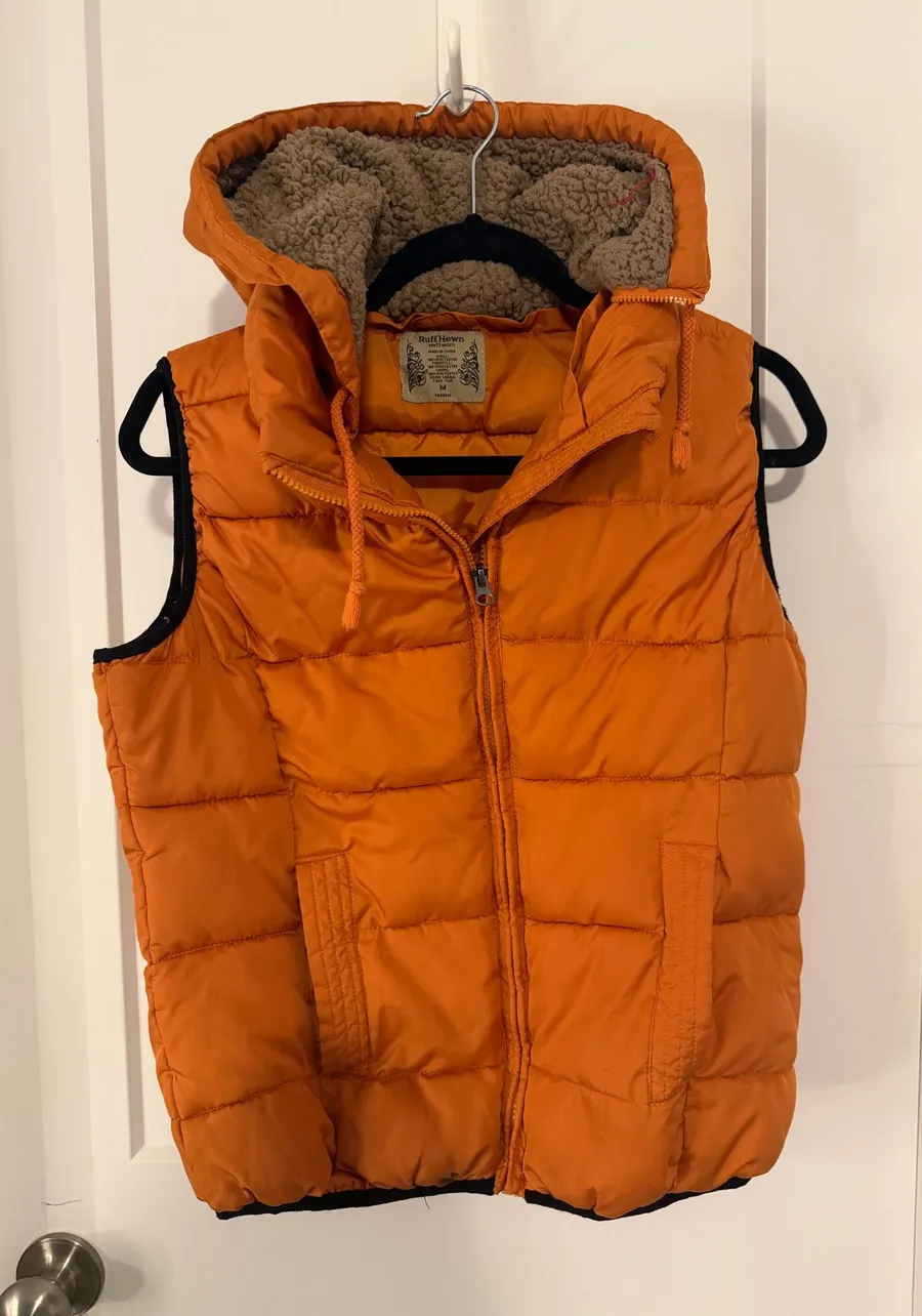 Ruff Hewn Orange Hooded Vest