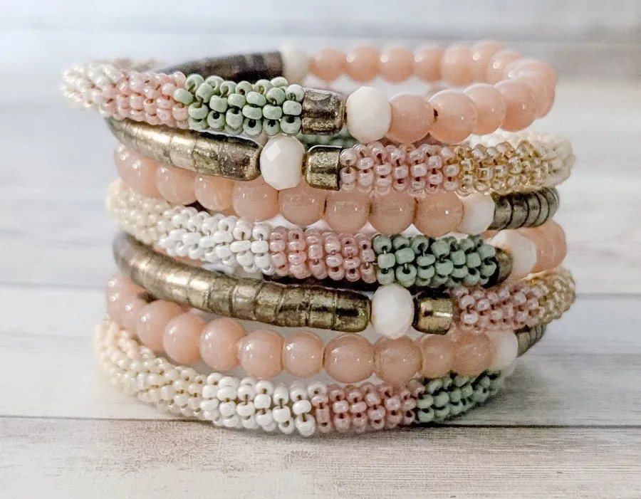 Vintage Bracelet Large Wide Wrap Bracelet