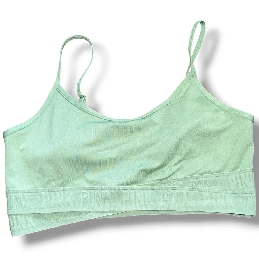 PINK Active Crossover Longline Bralette