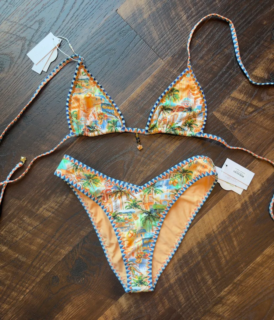 Bydee Swim Cartagena Bikini Set Orange Size M