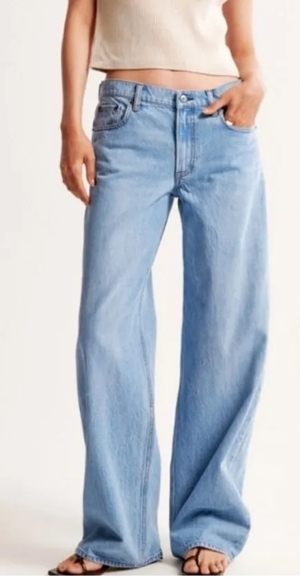 Abercrombie & Fitch Low Rise Ultra Loose Jean size 29X32