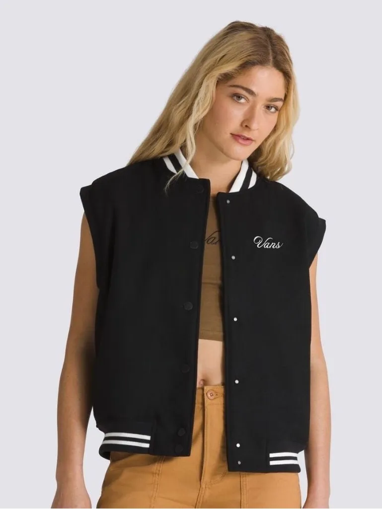 Vans Piper Stadium Vest Wool Blend Small NWT