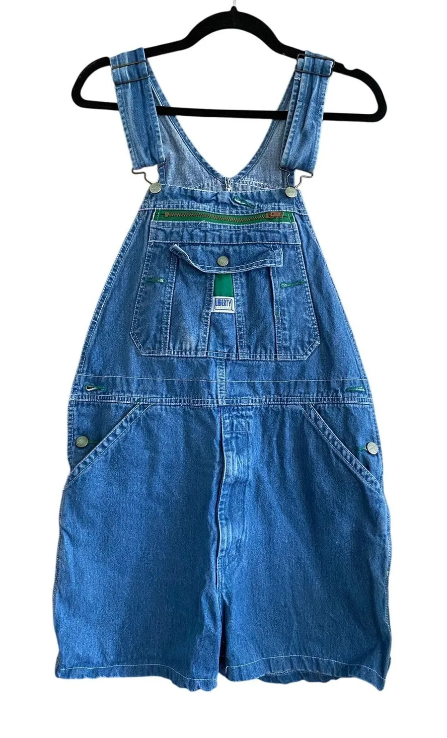 Liberty Overalls Shortalls Size Small Blue