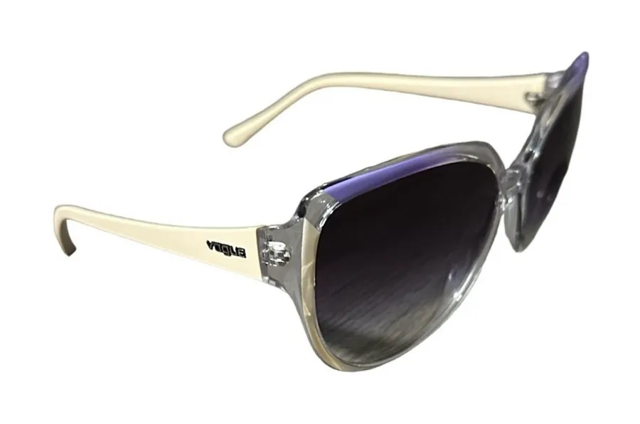 Vogue Purple Clear Cream Oversized Sunglasses VO 2668