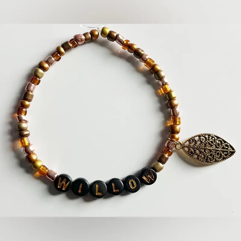 Tour Friendship Bracelet Willow Evermore with Charm Tan