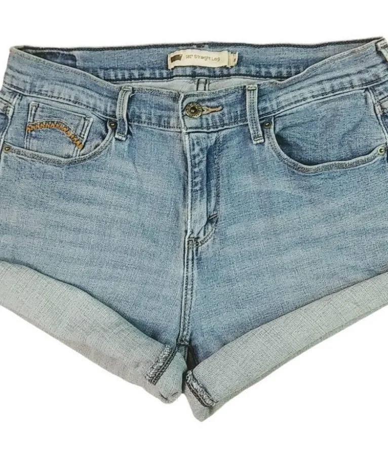 Levis 505 8 31 Medium Wash Jeans Shorts