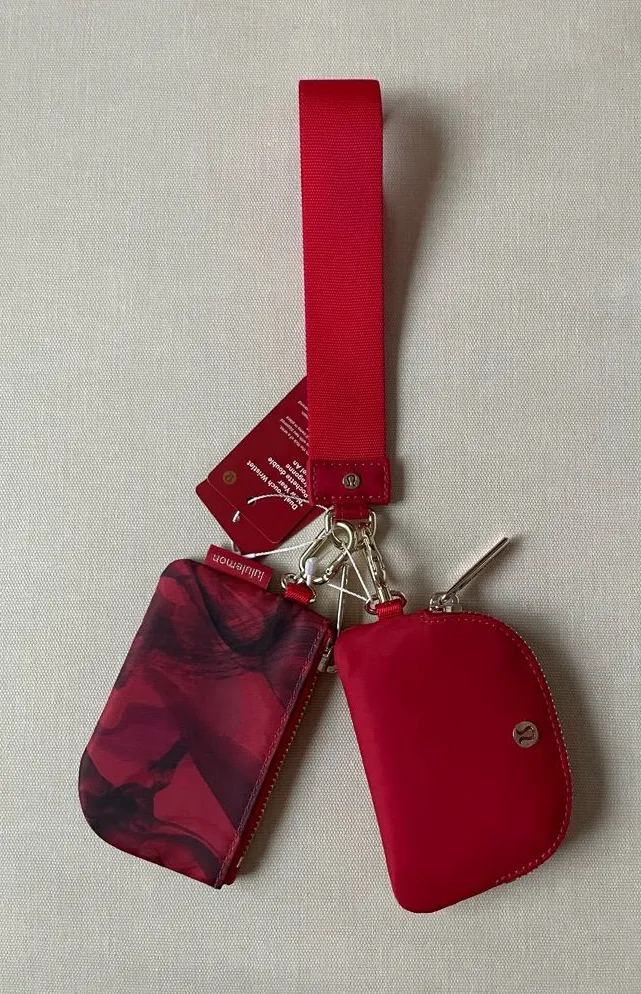 Lululemon Lunar New Year Dual Pouch Wristlet