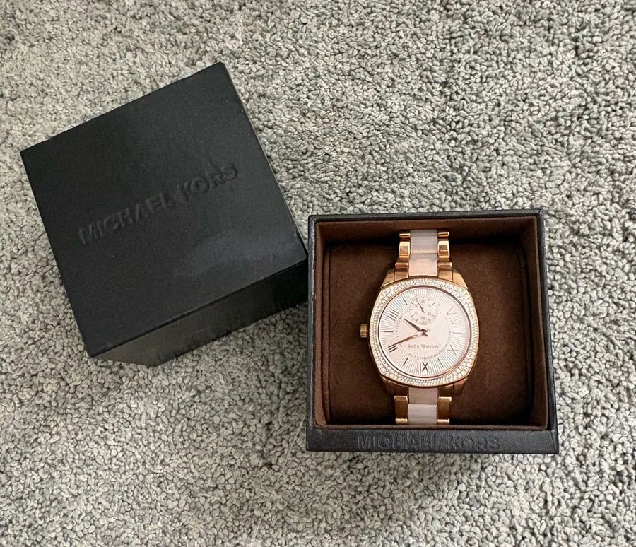Michael Kors Rose Gold and Blush Stainless Steel Women's Watch