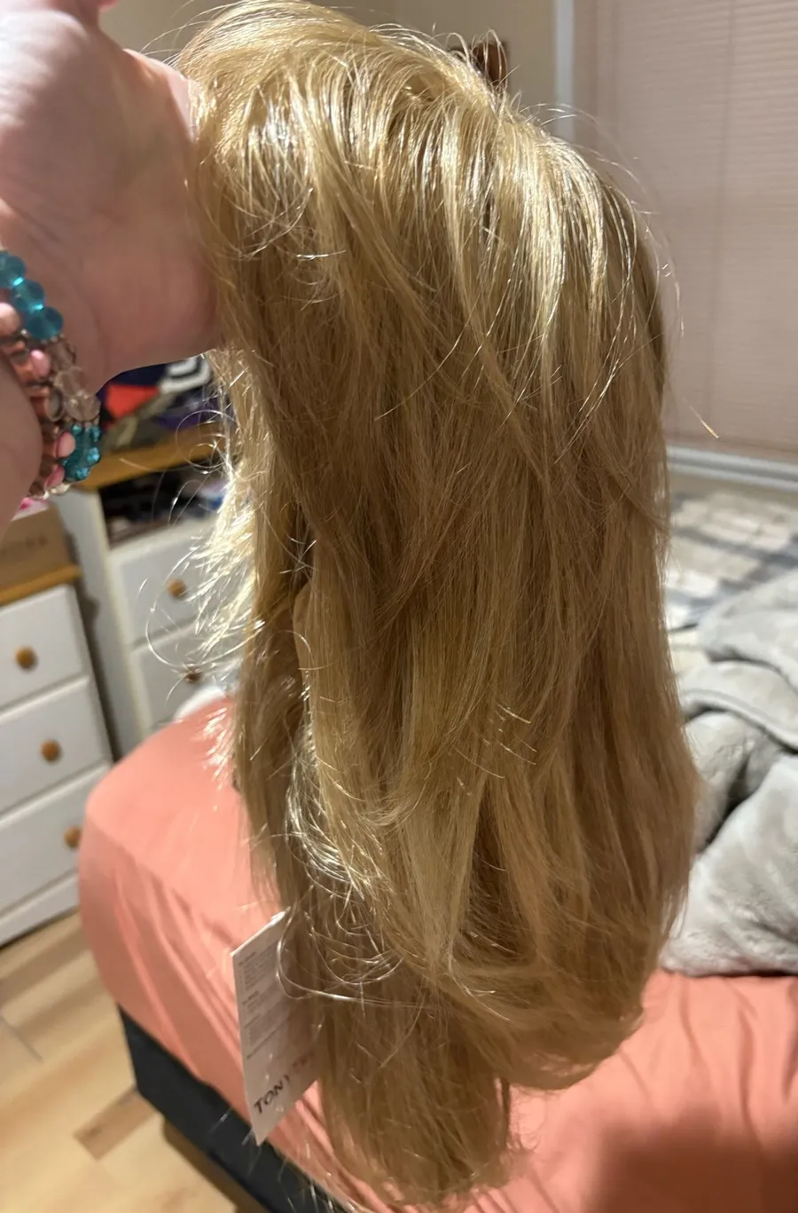Golden Blonde wig Yellow