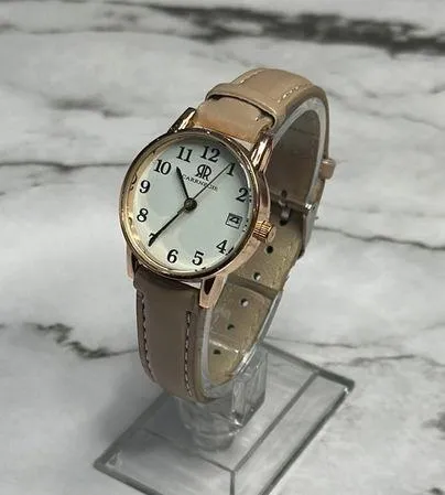 Vintage Carrnegie Women’s Wristwatch Tan/Rose Gold Tan