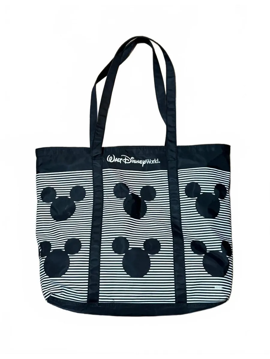 Walt Disney World Black and White Mickey Mouse Tote Bag