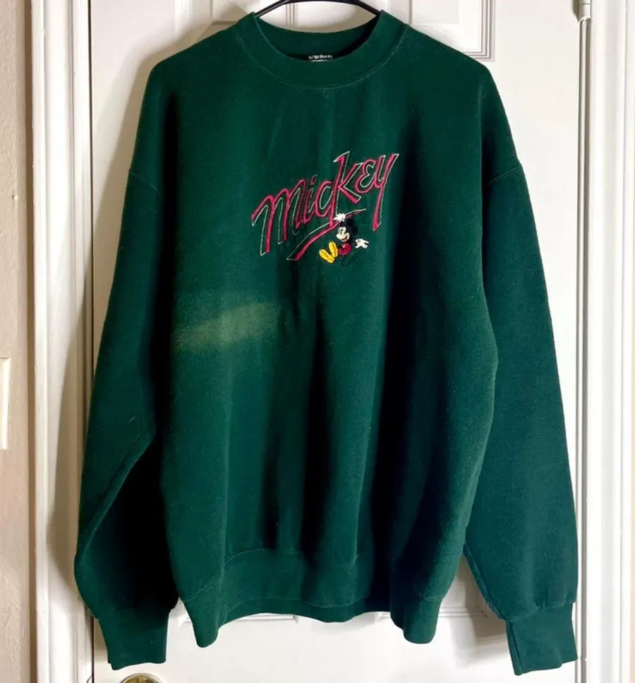 Vintage Unisex Oversized Mickey Mouse Crewneck