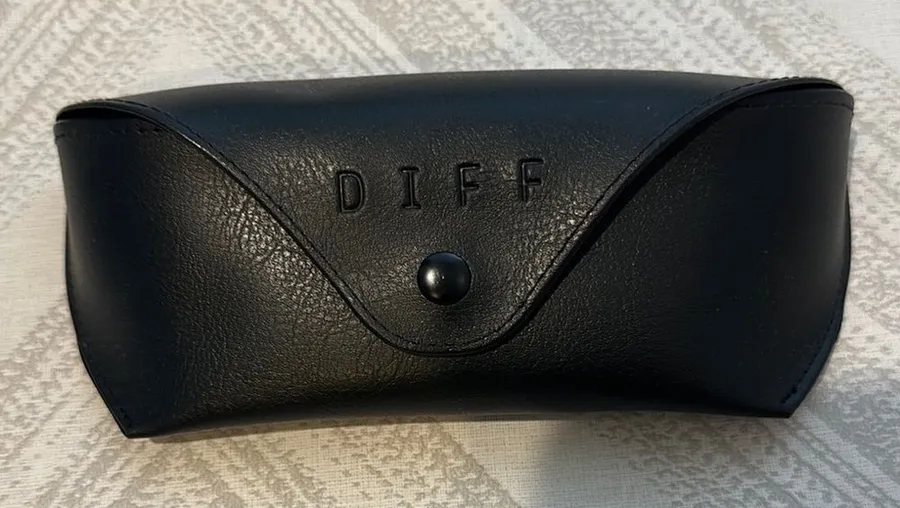 Diff Eyewear Black Sunglasses Case (Empty)
