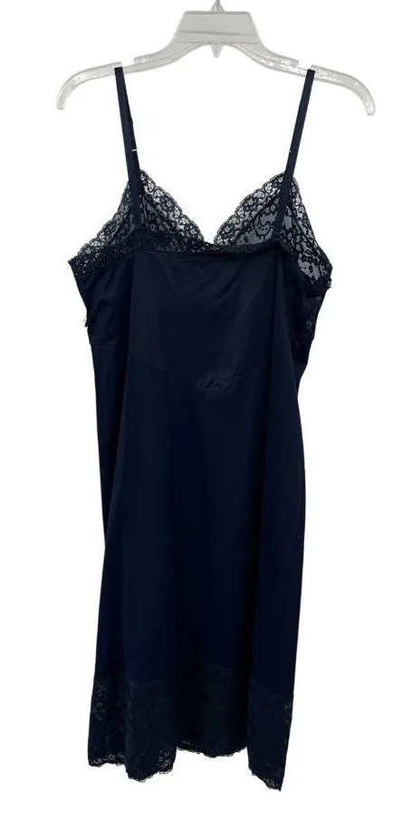 Van Raalte Full Slip Womens 36 Used Blue