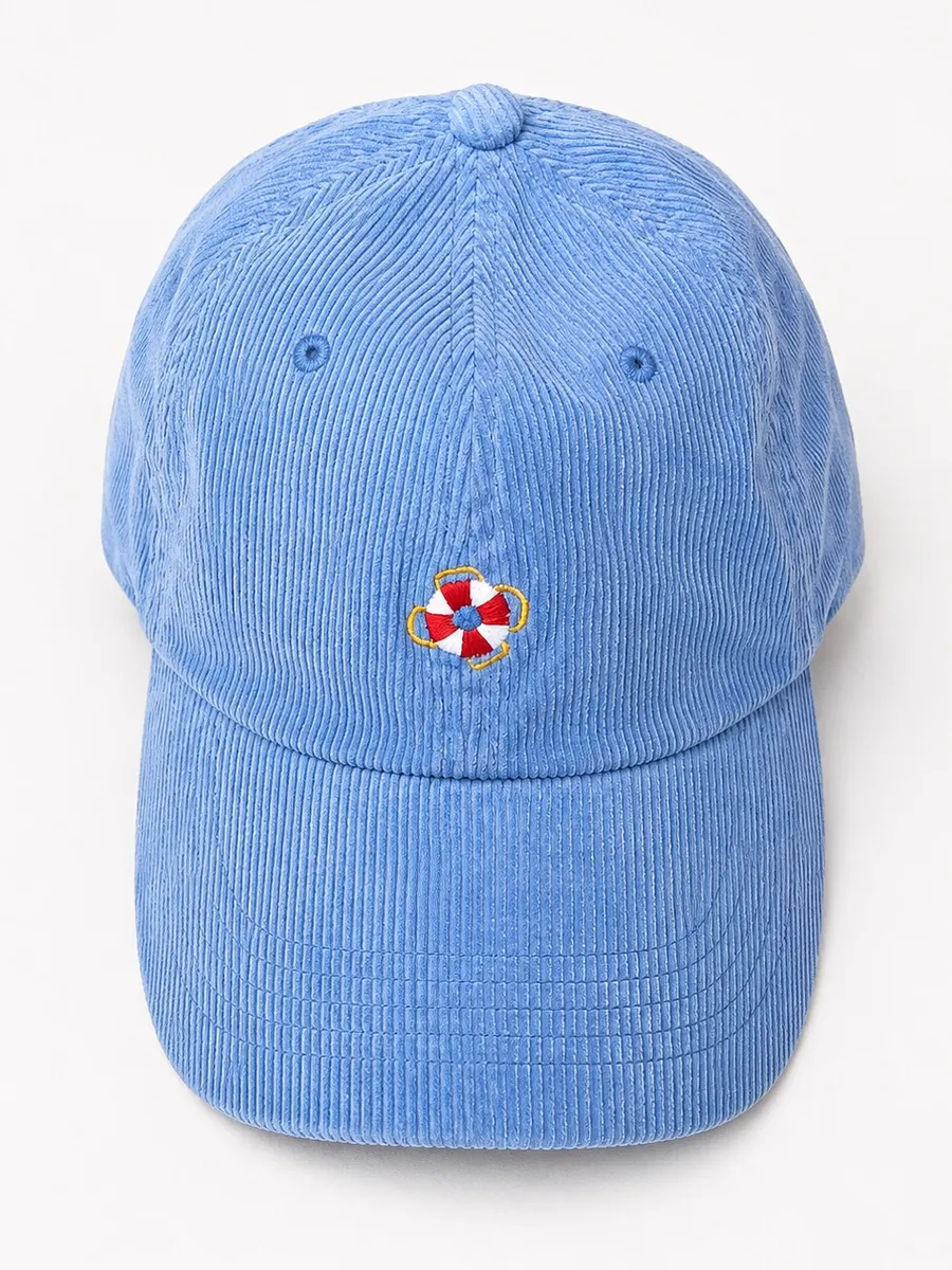 Castaway corduroy hat Blue