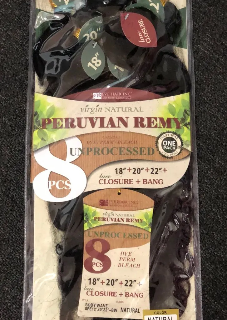 Human Hair Weave 6 Bundles extensions salon hair Brown