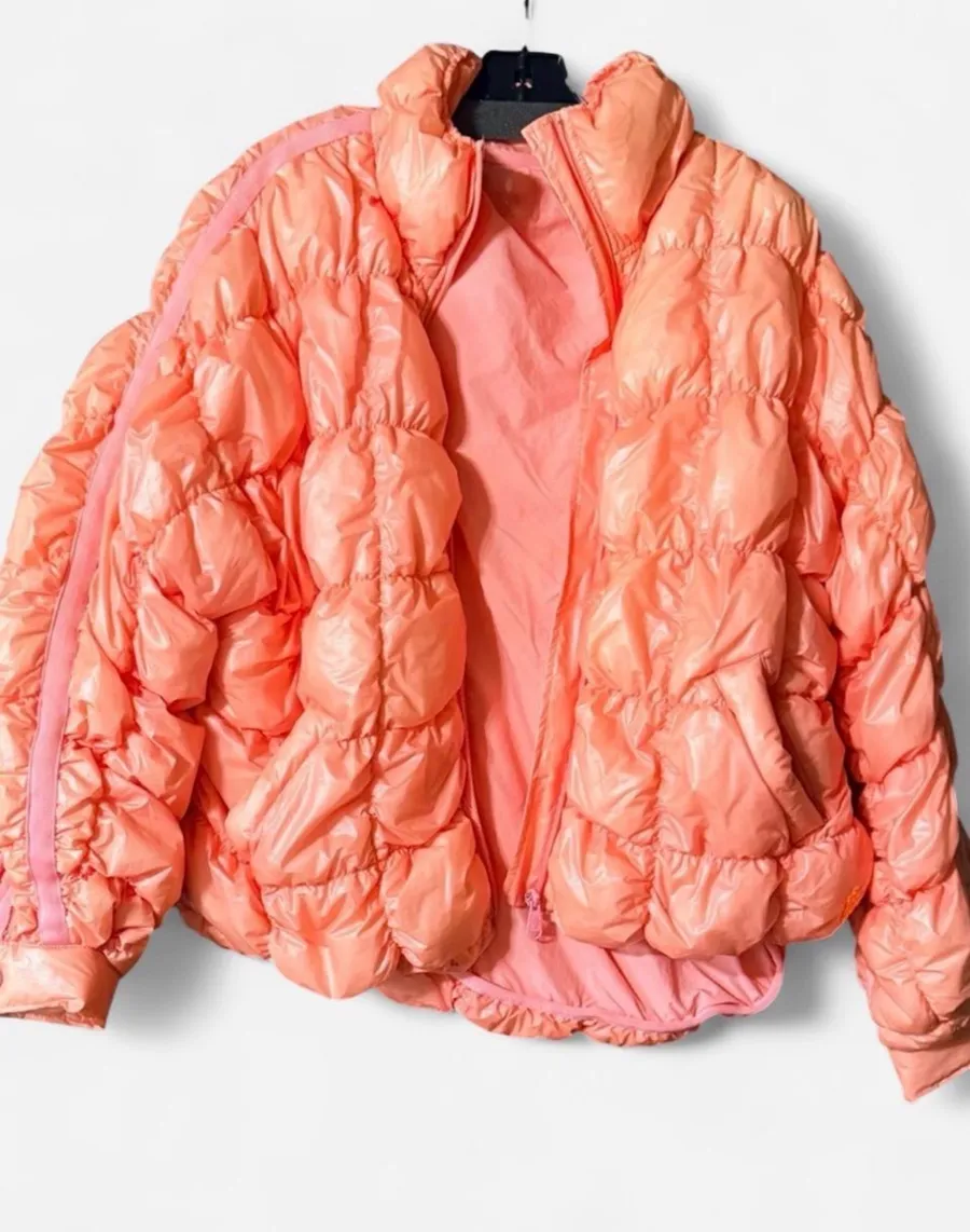 Free People scrunchy glossy package pipa puffer jacket.