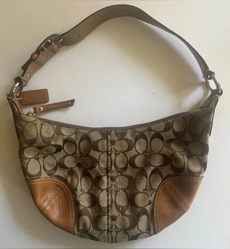 Vtg Coach Hamptons Shoulder Bag