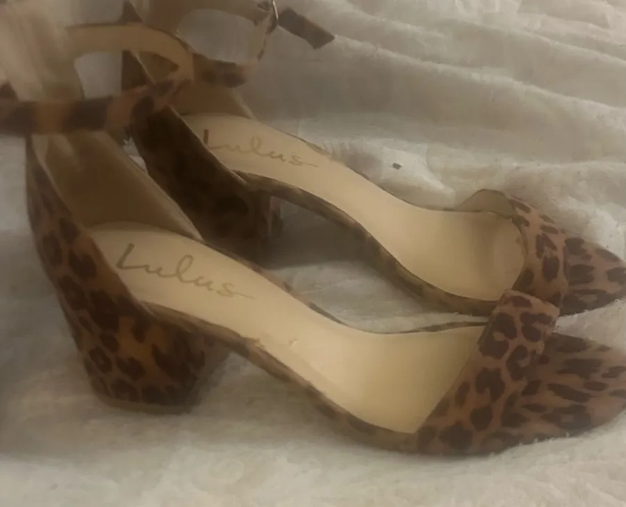 Lulus Harper Leopard Print Sandals