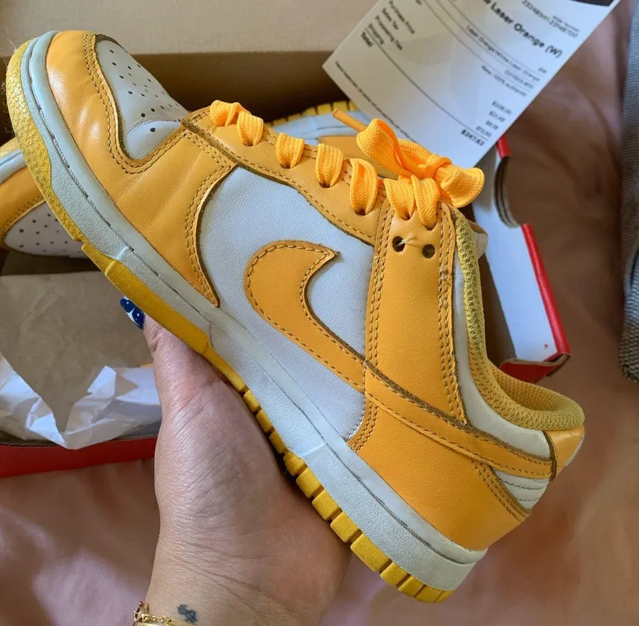 100% authentic Dunk Low ‘Laser Orange’