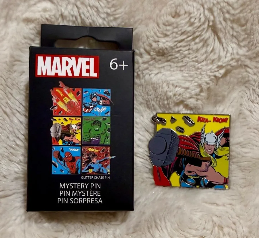 Loungefly Marvel Avengers Comic Book Panel Blind Box Enamel Pin