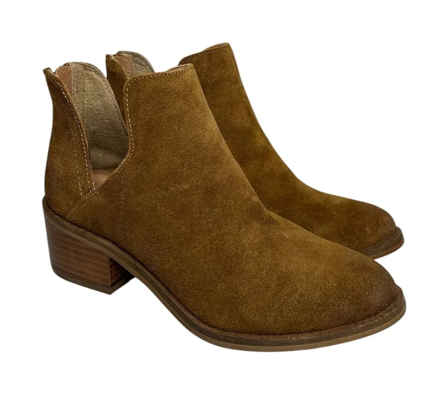 New Steve Madden Women's Lancaster Suede Ankle Boots