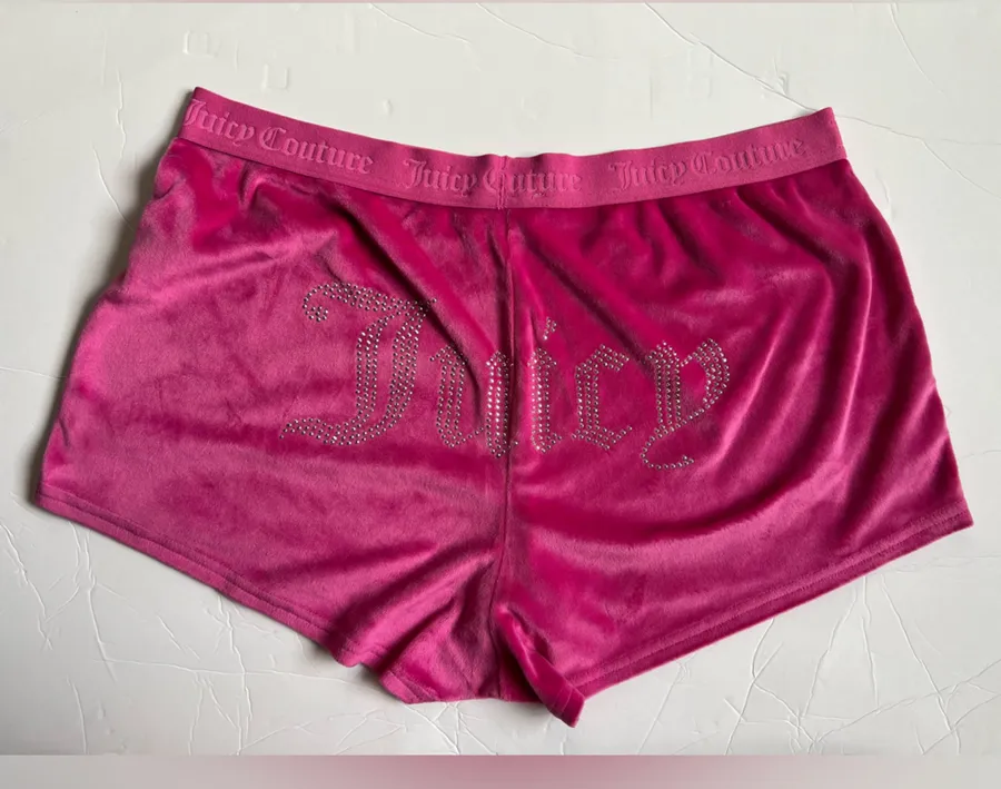 Juicy Couture Pink Velour Soft Sleepwear Shorts