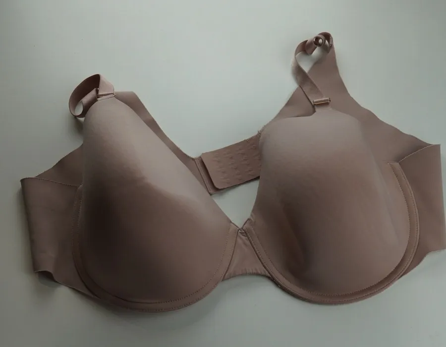 Soma Vanishing 360 Perfect Coverage Bra Womens 42C Lightly Padded Nude