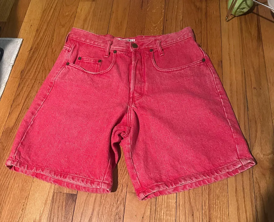 Vintage Red Shorts