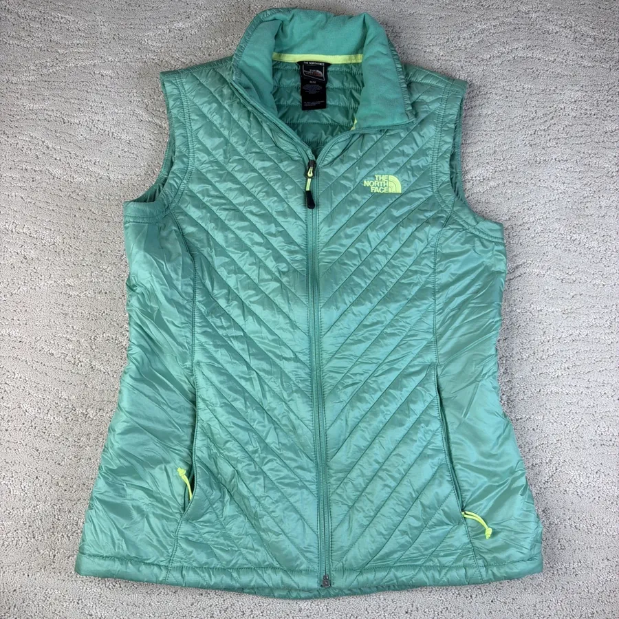 Women's The North Face Medium Nylon Puffer Best Full Zip Blue