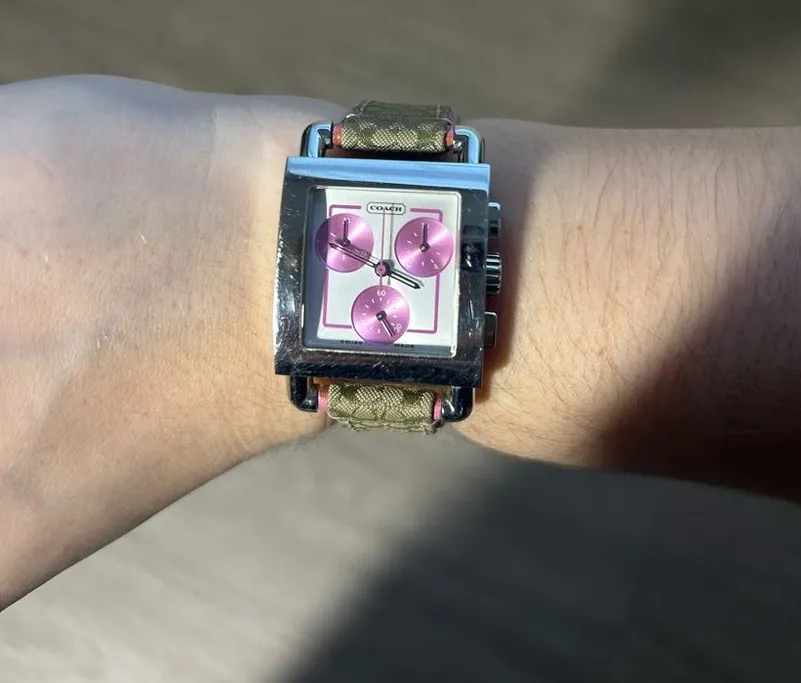 Vintage Watch with Leather Strap