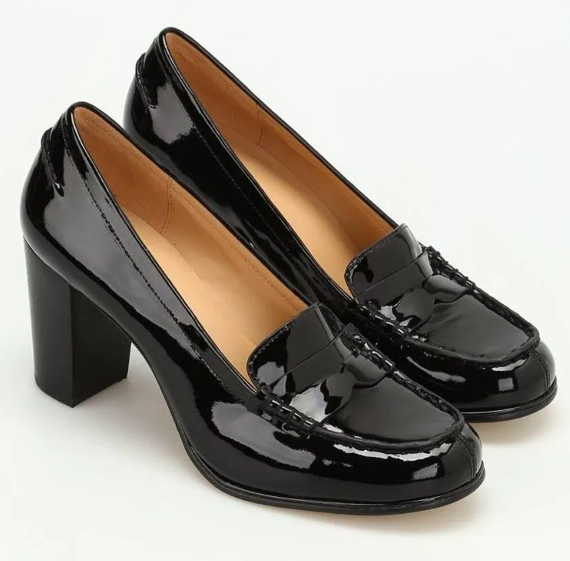 Loafer Pump Patent Leather