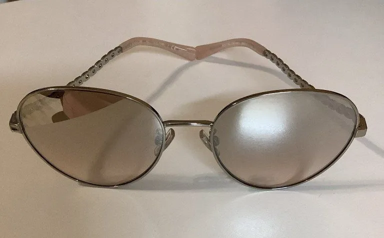 Coach 0HC7114 90018Z Silver Aviator Full Rim Sunglasses