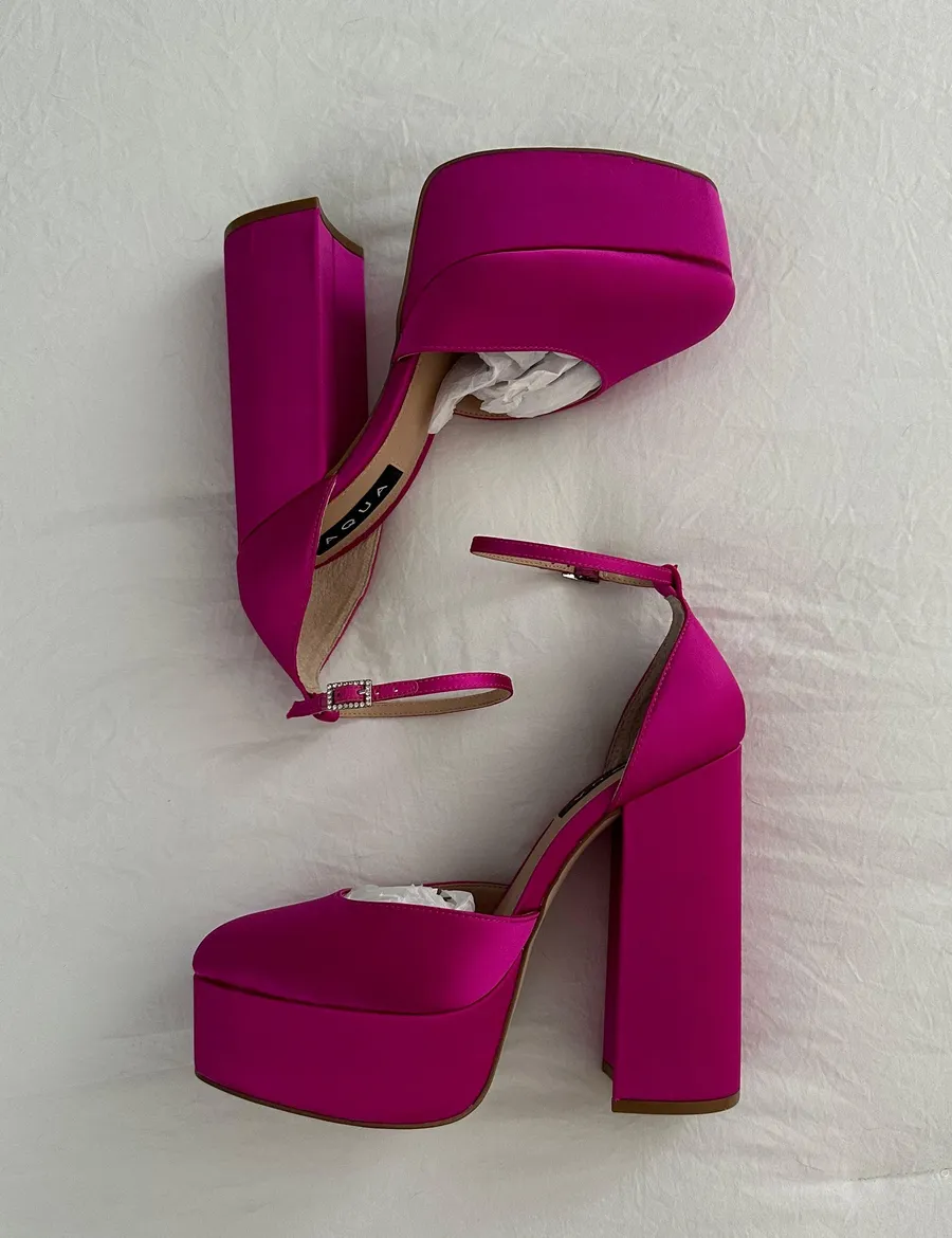 Hot Pink Platform Heels -
