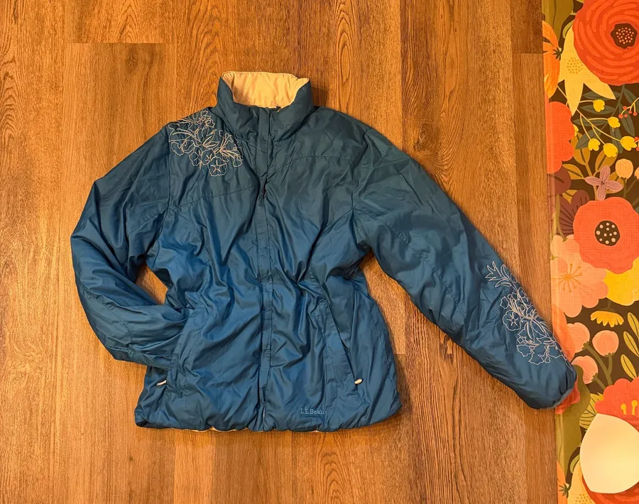 Vintage LL Bean Reversible Puffer jacket
