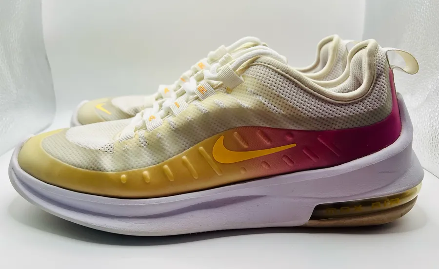 Nike Air Max Axis Shoes Womens Size 9 White Pink Orange Gradient BQ0126-101