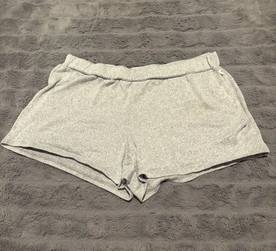 Lucky Brand Gray Lounge Shorts Womens Medium Soft Knit Sleep Pajama Shorts