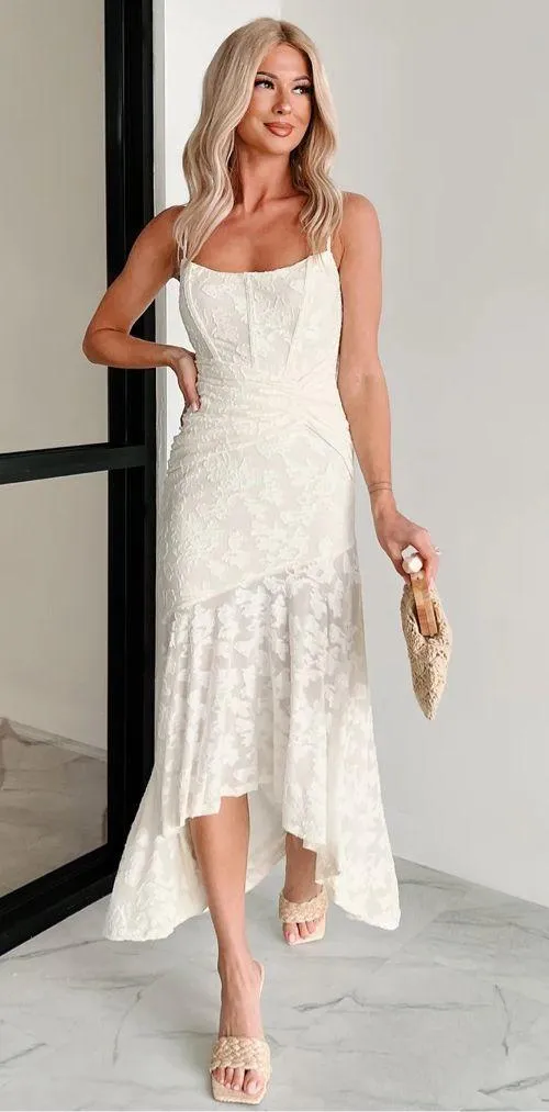 White lace dress