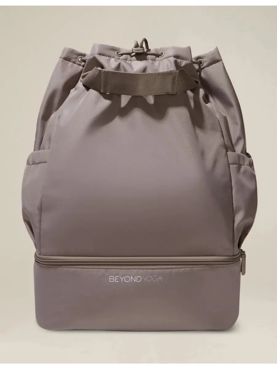 Beyond Yoga Convertible Gym Bag in Birch
