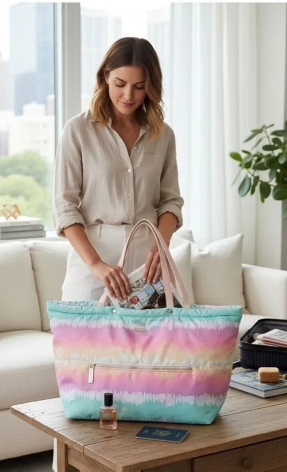 Steve Madden Tie-Dye Weekender Tote Bag NWOT