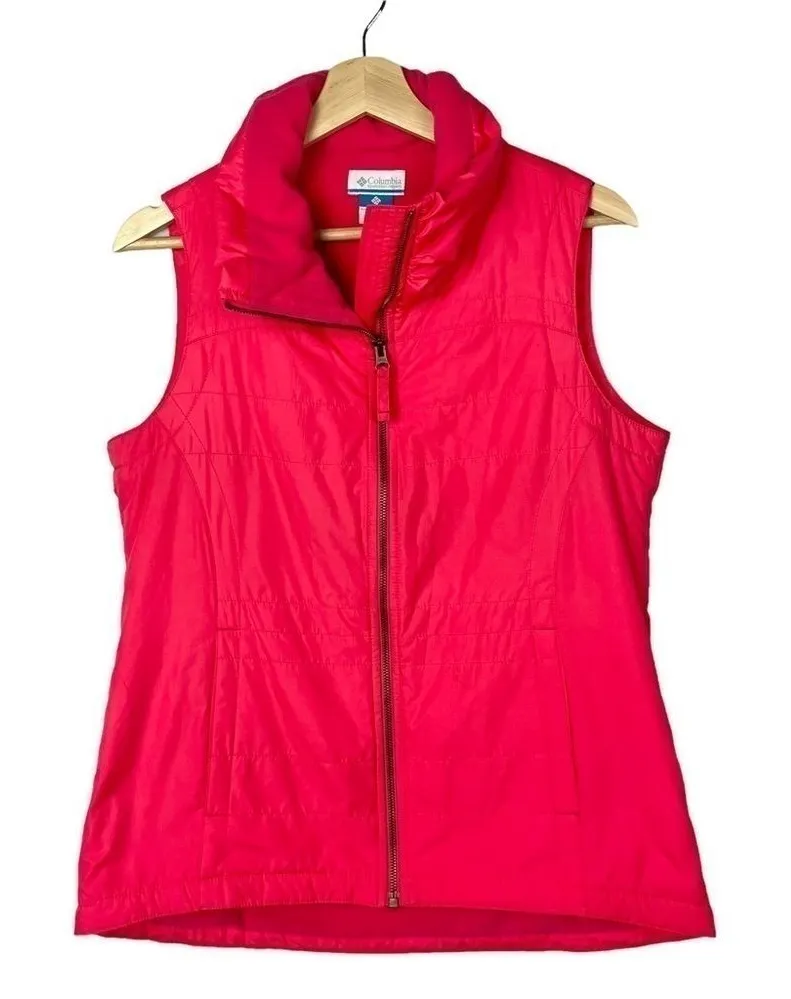 Columbia Hot Coral Pink Shining Light II Vest M