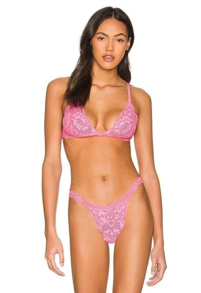 Free People HAH Chi Bralette Rose Quartz Size Medium
