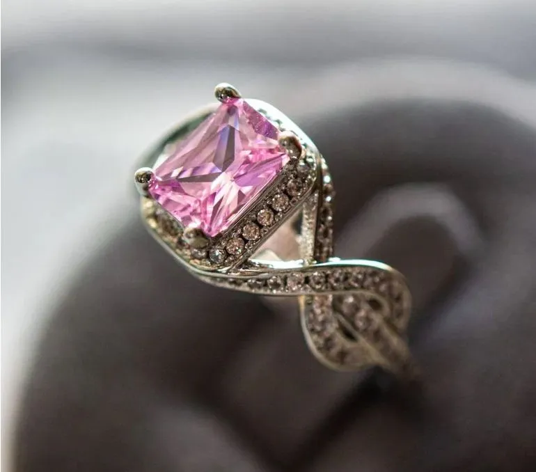 Freya Pink Gemstone Ring - 8