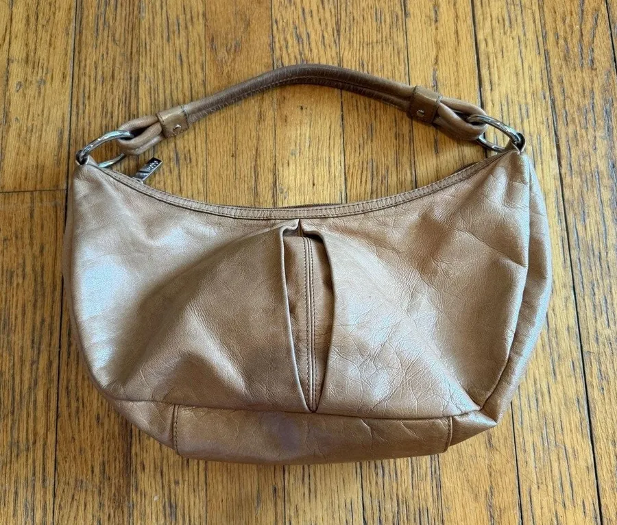 Hobo International Hobo Bag Womens Sm Brown Leather Top Zip