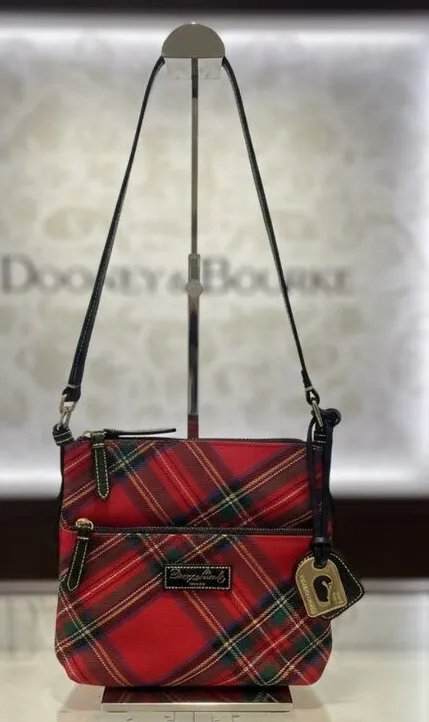 Dooney & Bourke Limited Edition Classic Tartan/Plaid Crossbody Bag