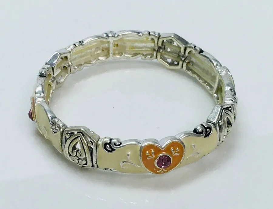 Stretch Bangle Bracelet Orange