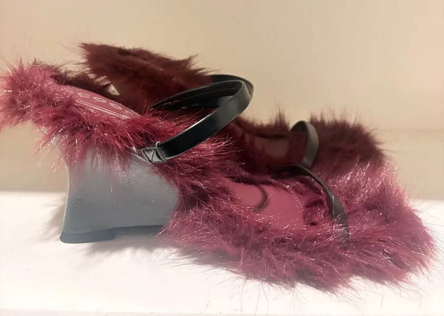 Scoop Women's Burgundy Faux