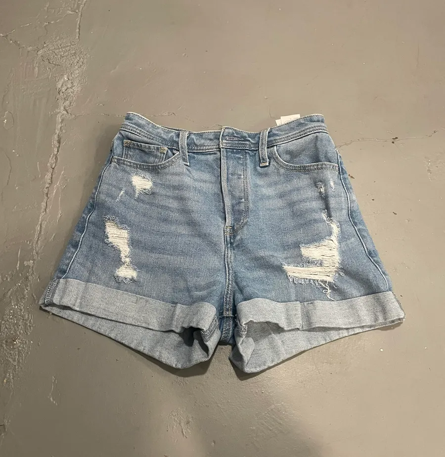 Ultra High-Rise Mom Shorts