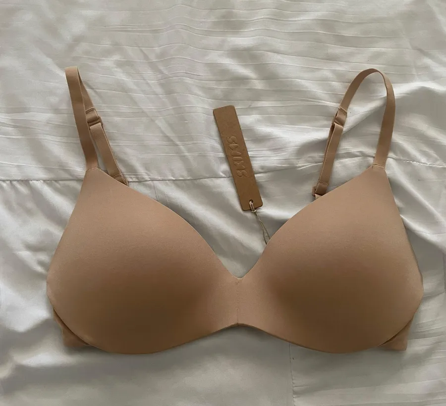 wireless form push up plunge bra