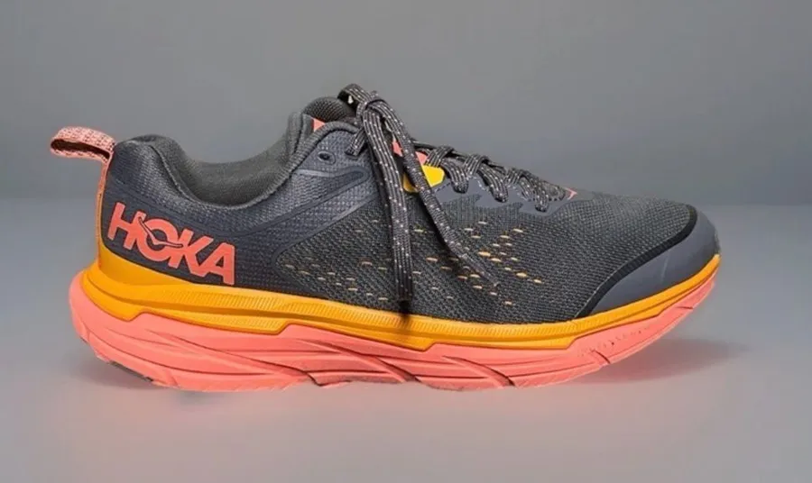 Hoka One One Challenger ATR 6 Women's Wide Gray Sneakers Sz 7.5D